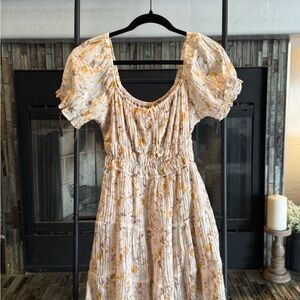 Floral Puff Sleeve Dress